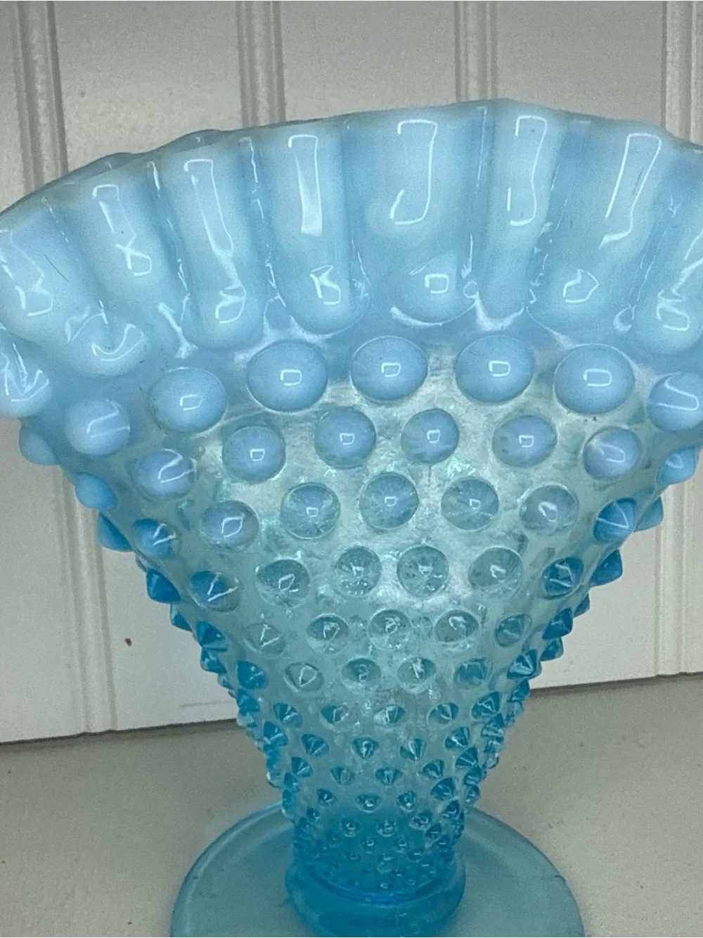 Vintage Fenton Blue Opalescent 6